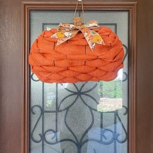 Fall Pumpkin Wreath